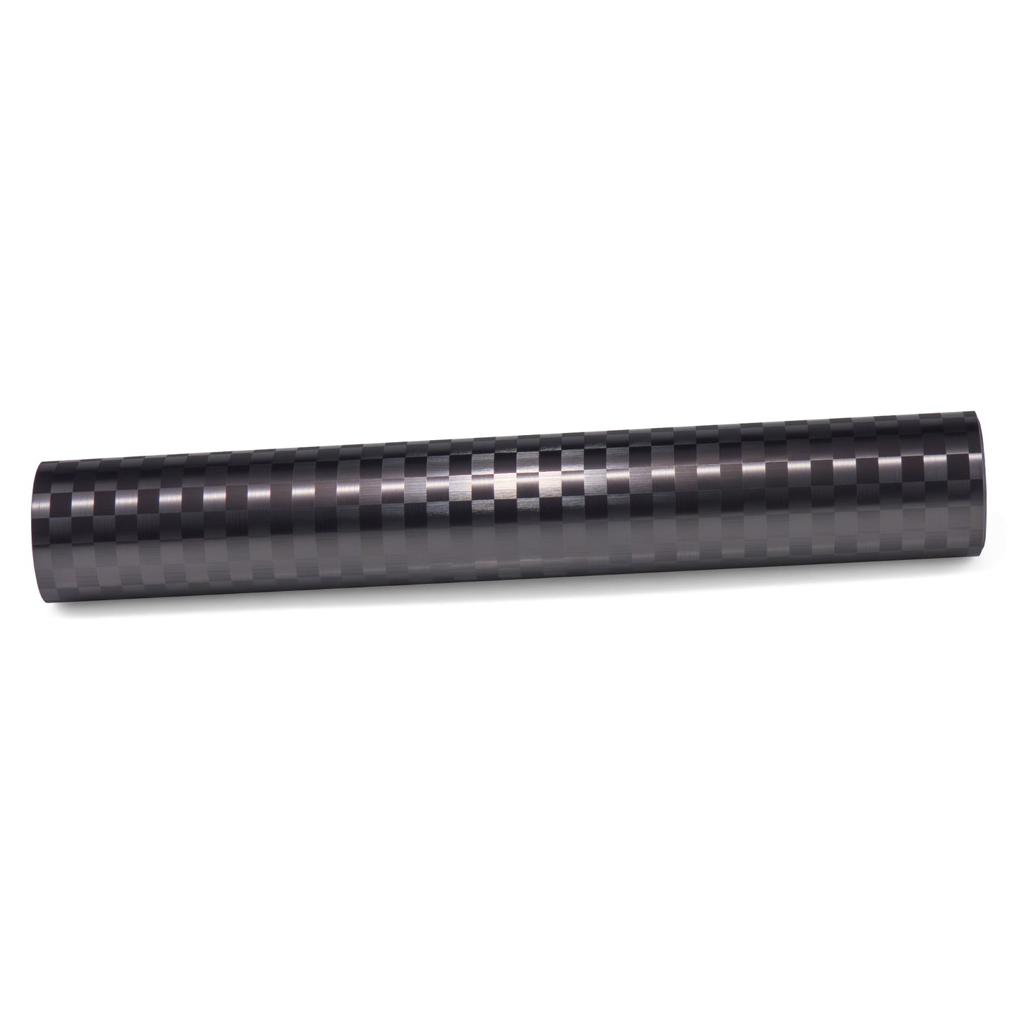 PET Chrome Checker Carbon Fiber Satin Gray Vinyl Wrap