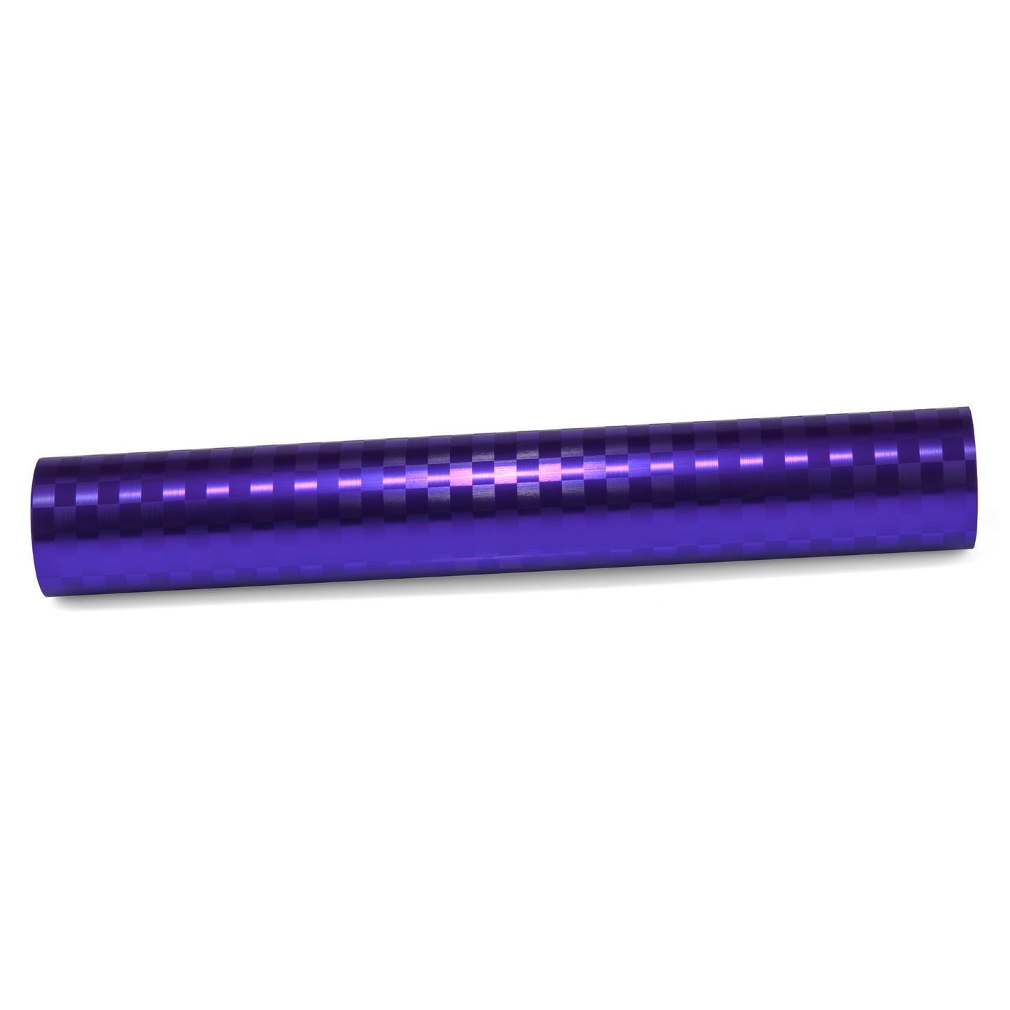 PET Chrome Checker Carbon Fiber Satin Purple Vinyl Wrap