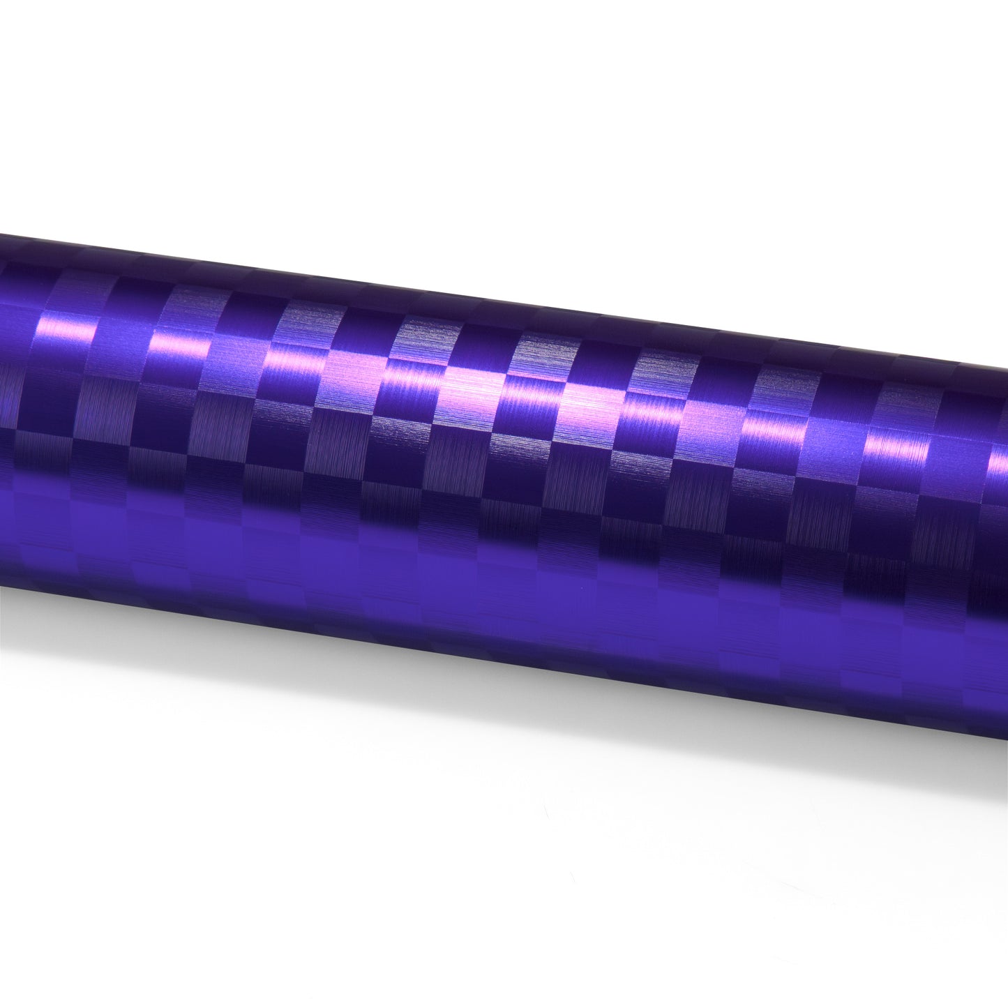 PET Chrome Checker Carbon Fiber Satin Purple Vinyl Wrap