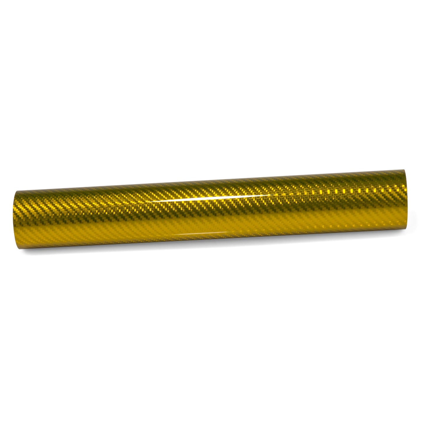 PET Chrome 7D Carbon Fiber Gold Vinyl Wrap