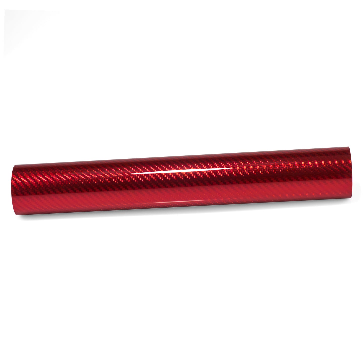 PET Chrome 7D Carbon Fiber Red Vinyl Wrap