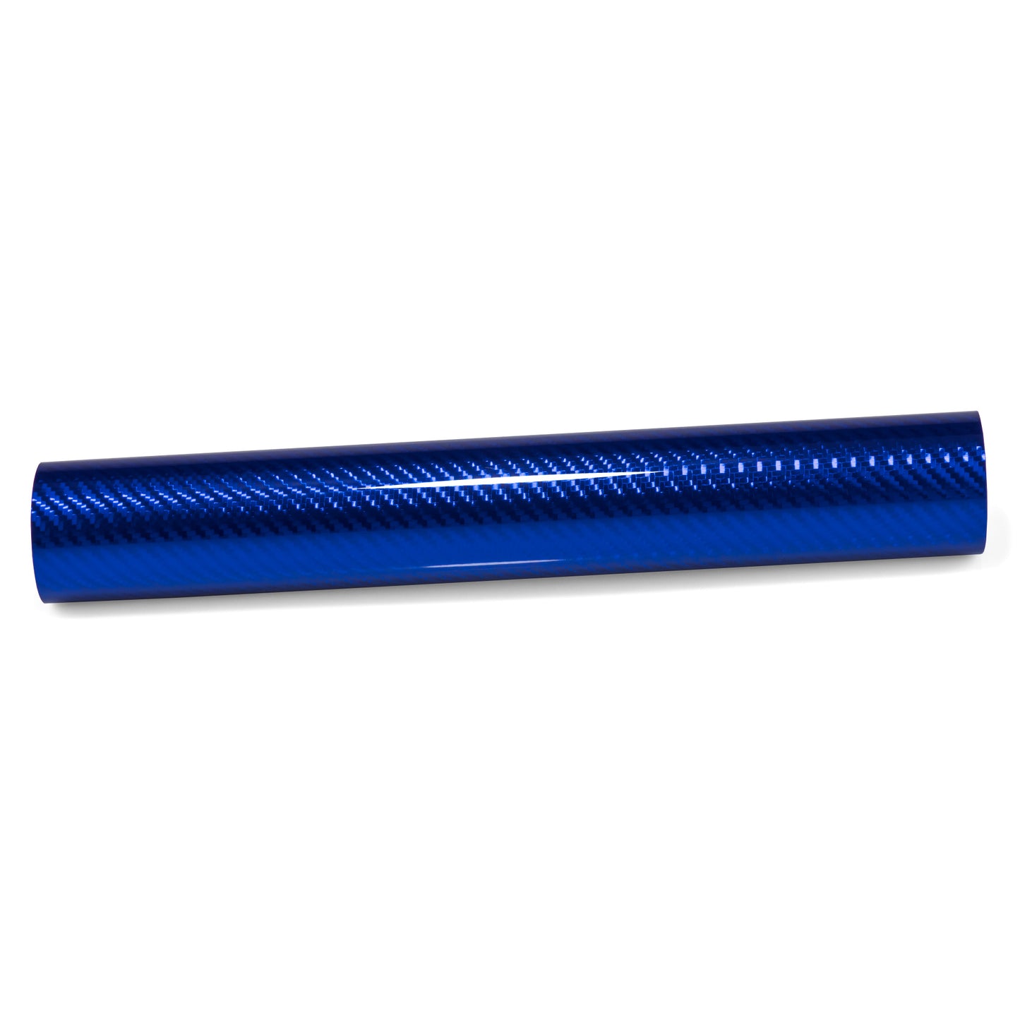 PET Chrome 7D Carbon Fiber Blue Vinyl Wrap