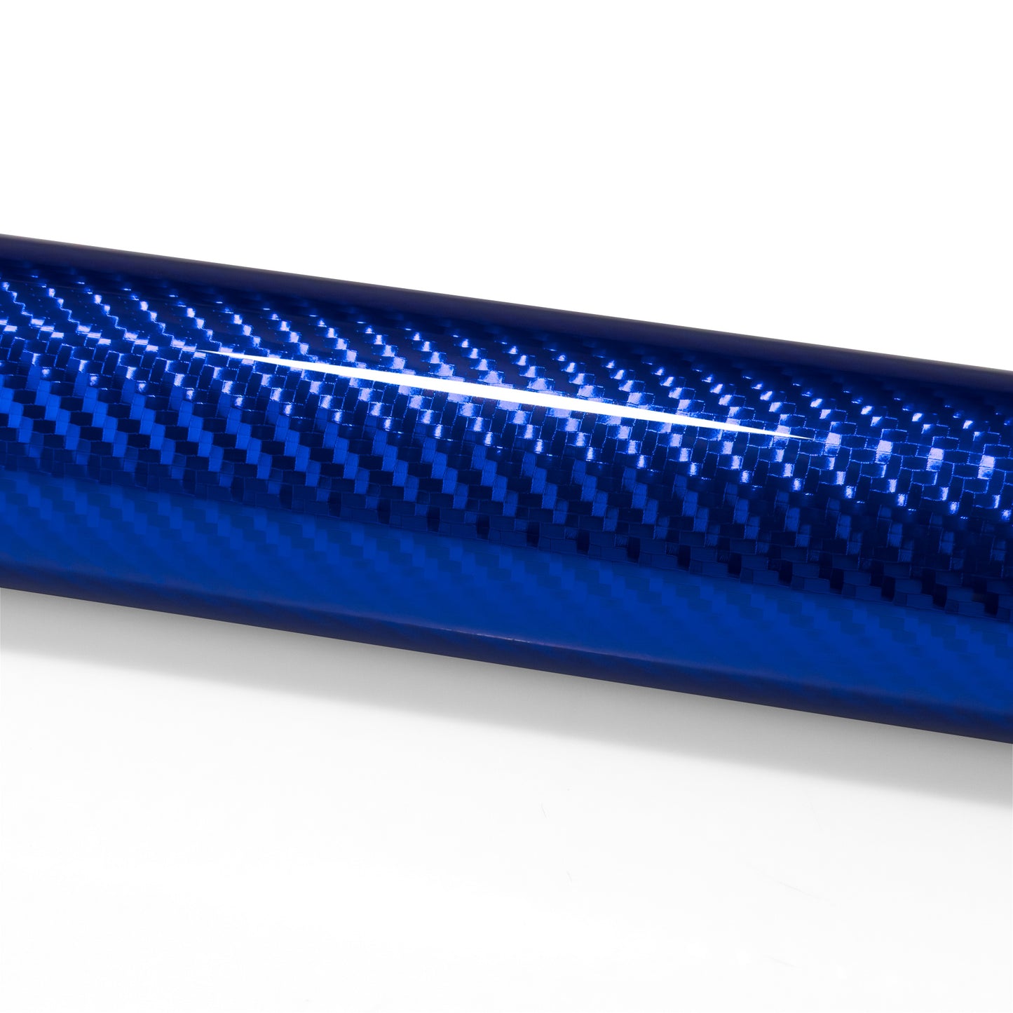 PET Chrome 7D Carbon Fiber Blue Vinyl Wrap