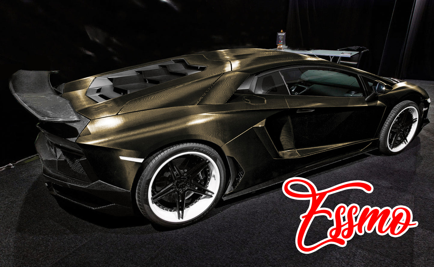 PET Chrome 7D Carbon Fiber Gray Vinyl Wrap