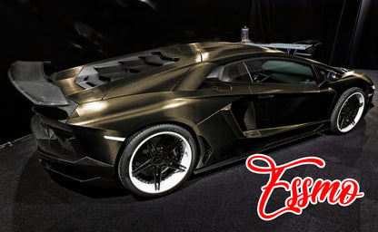 PET Chrome 7D Carbon Fiber Gray Vinyl Wrap