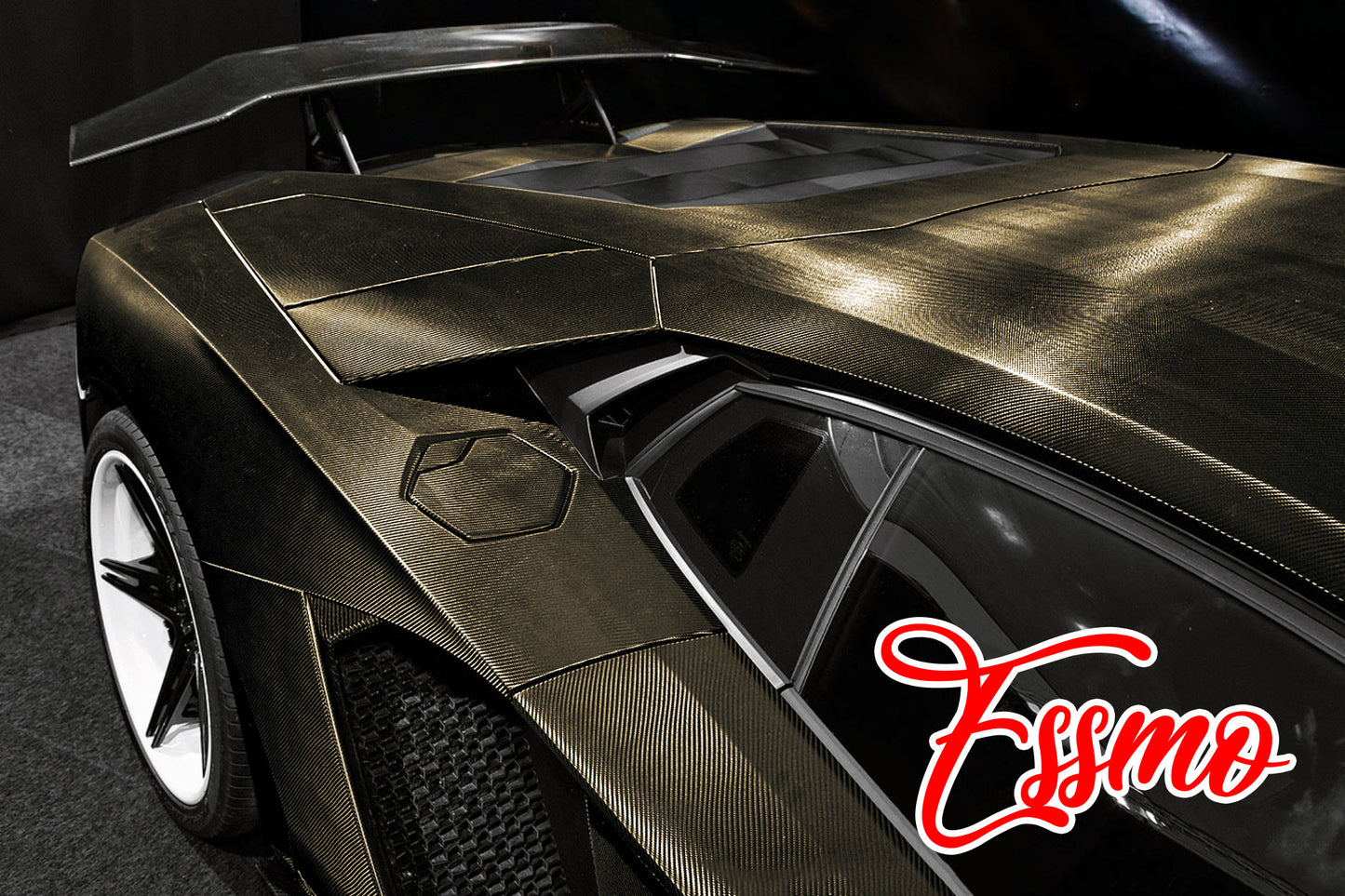 PET Chrome 7D Carbon Fiber Gray Vinyl Wrap