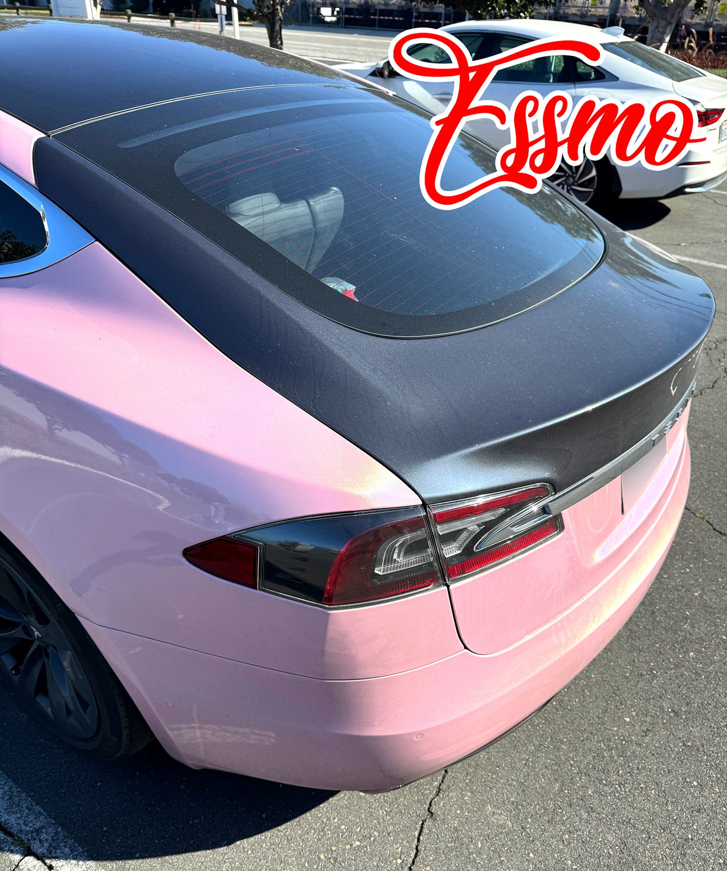 PET Laser Flip Gloss Pink Vinyl Wrap