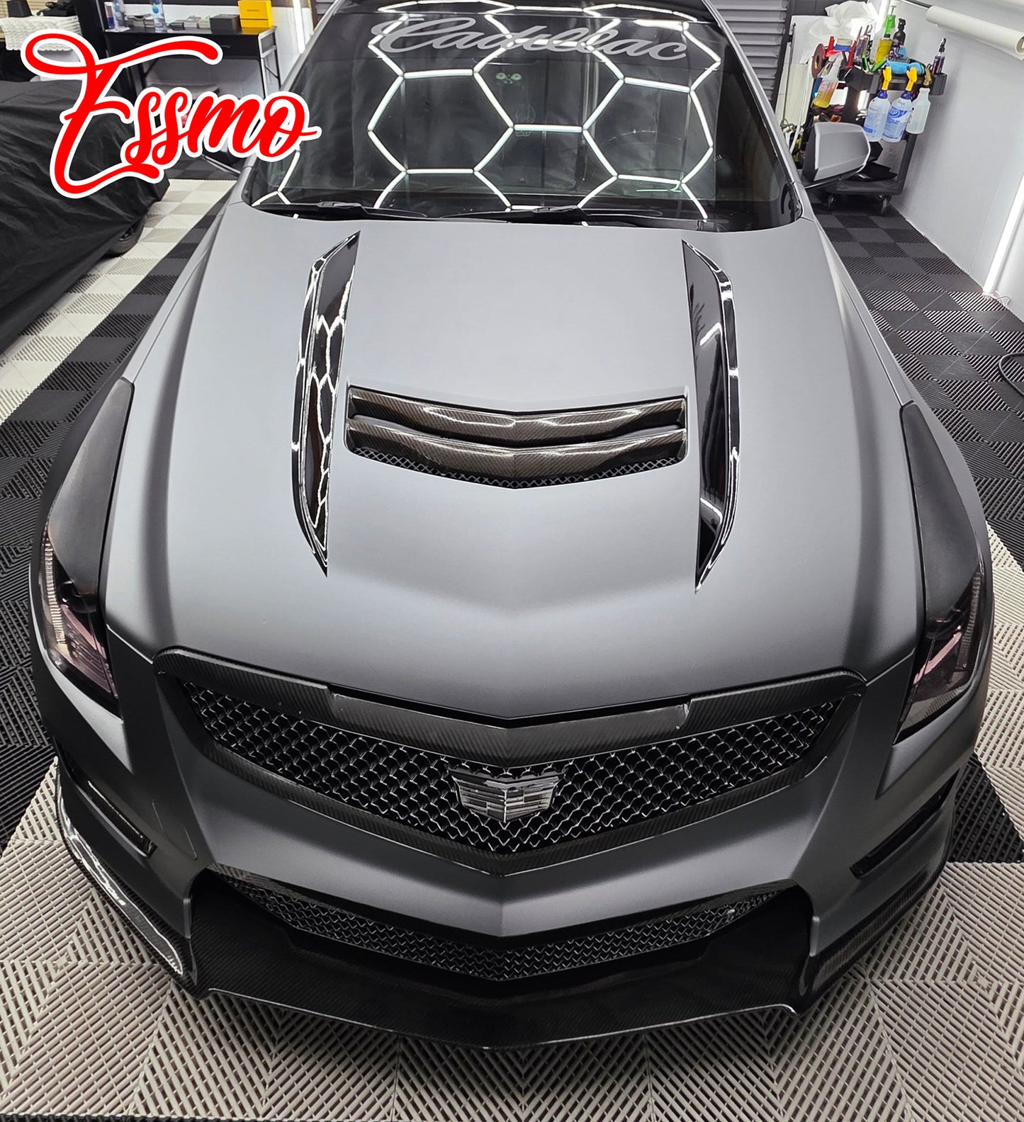 Matte Metallic Selenite Gray Dry Apply PPF TPU Paint Protection Film
