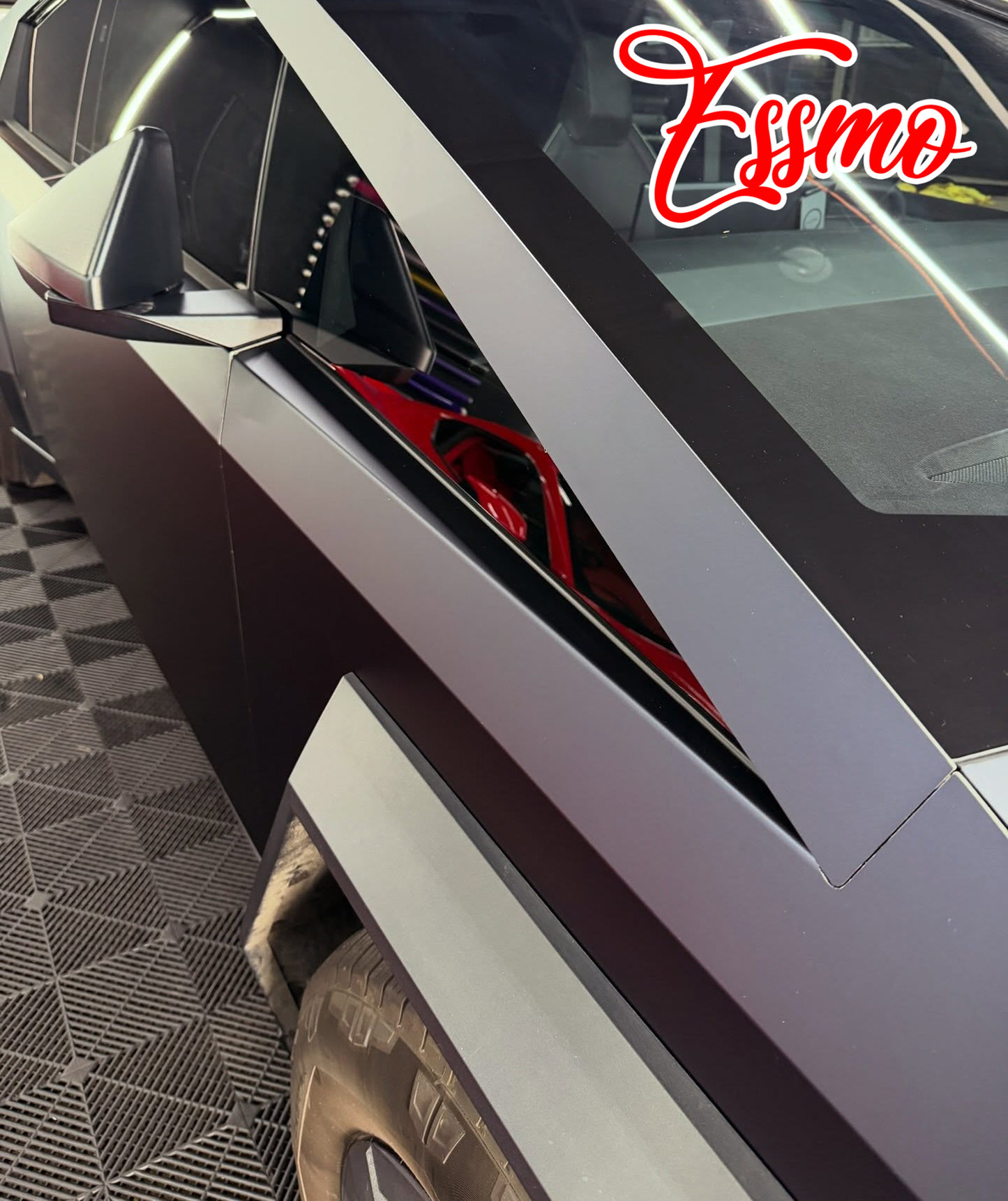 Matte Metallic Blackish Blue Dry Apply PPF TPU Paint Protection Film