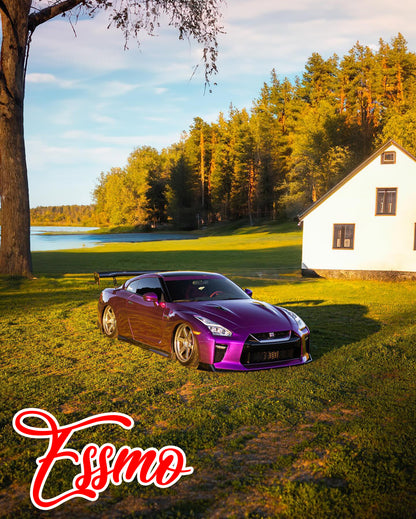 PET Super Gloss Metallic Magenta Purple Vinyl Wrap