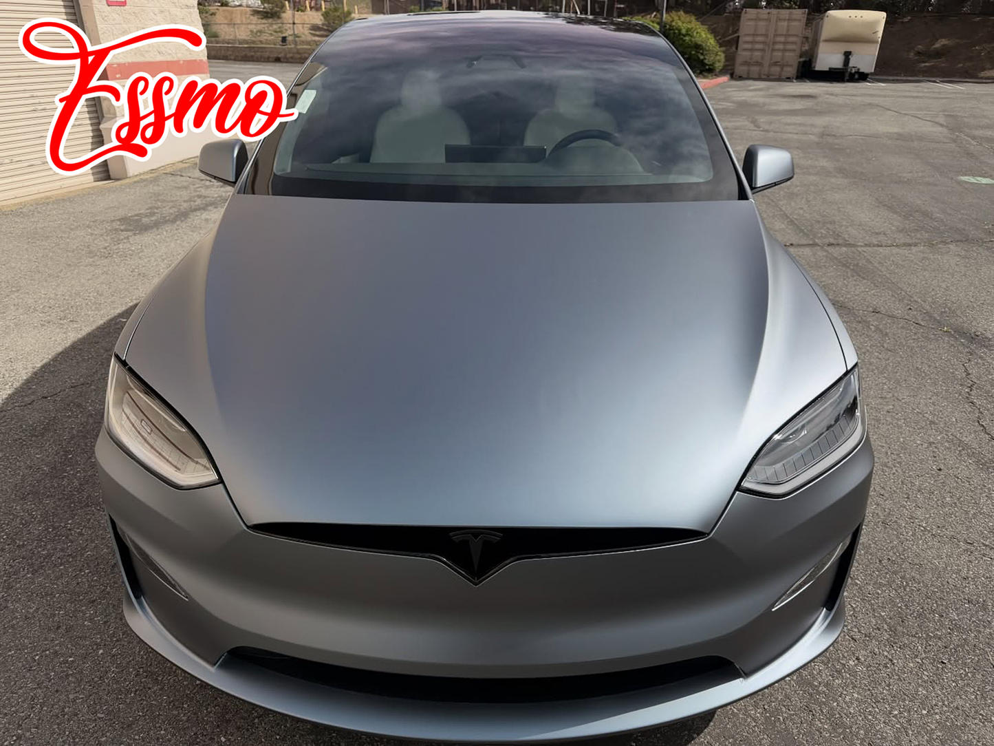 Matte Metallic Gray Blue Dry Apply PPF TPU Paint Protection Film
