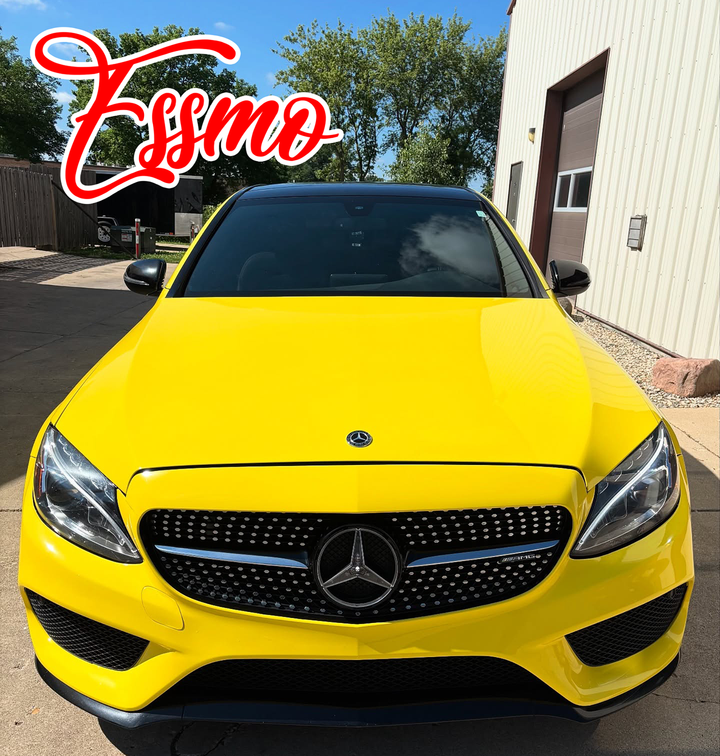 PET Super Gloss Lemon Yellow Vinyl Wrap