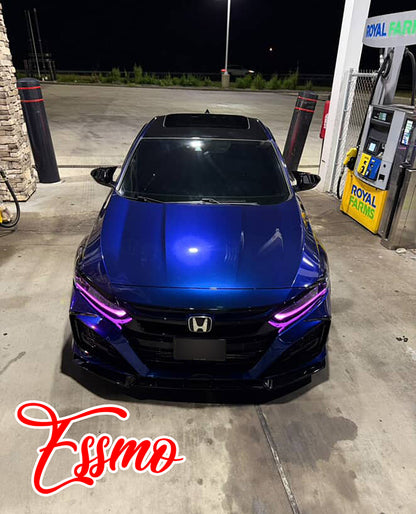 PET Super Gloss Metallic Tanzanite Blue Vinyl Wrap