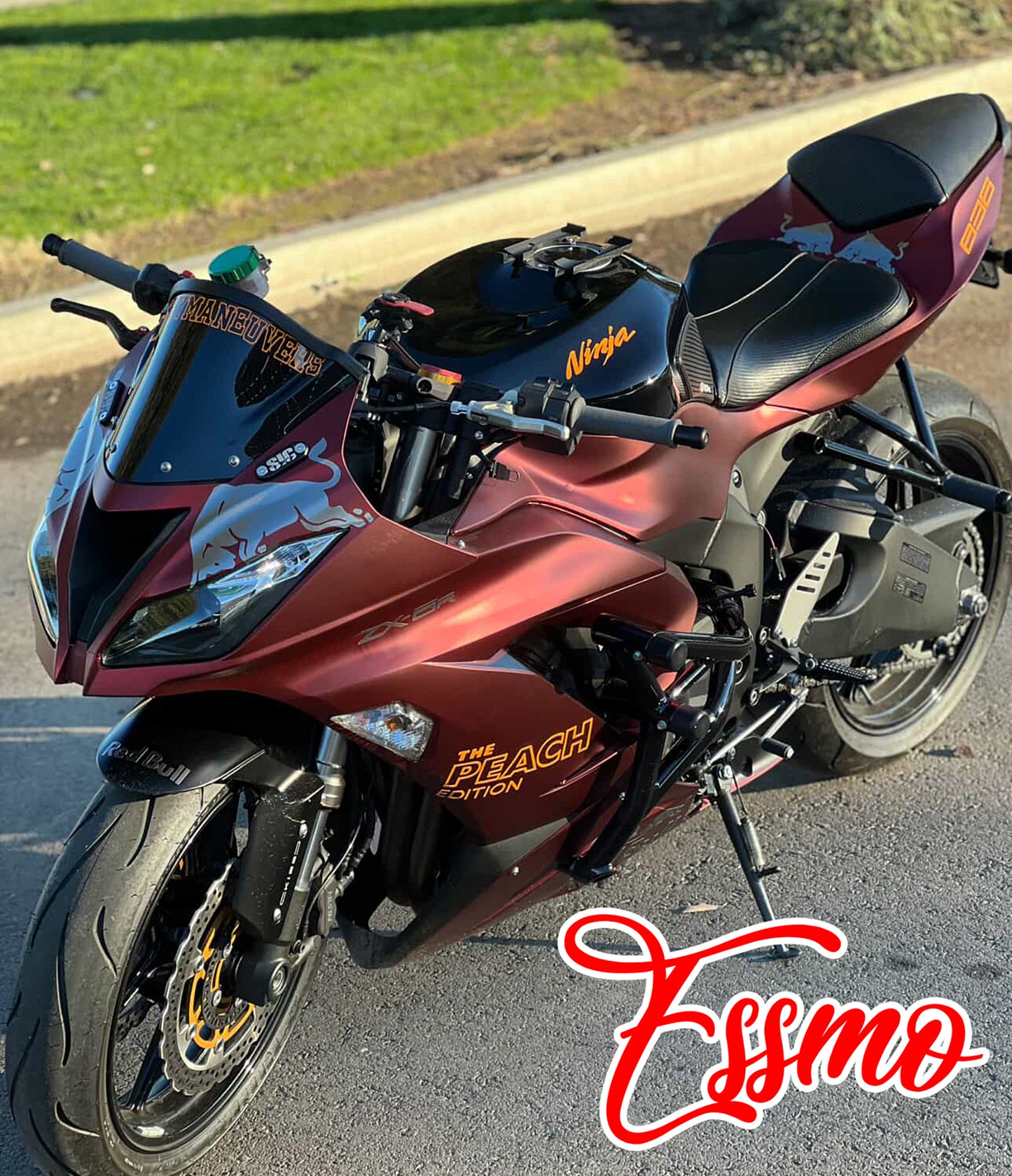 PET Romance Chrome Dark Red Vinyl Wrap