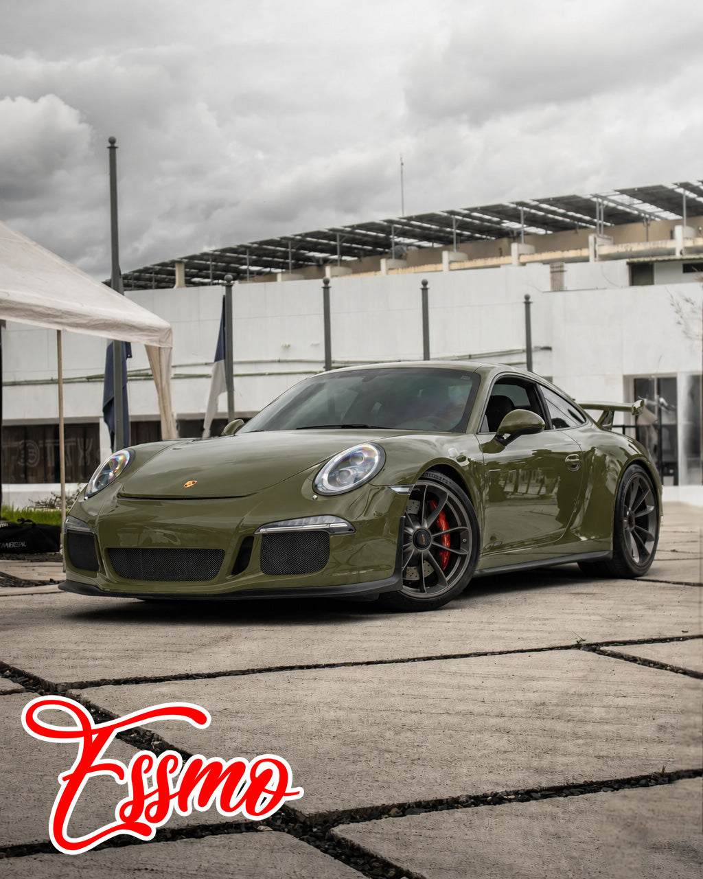PET Super Gloss Military Green Vinyl Wrap
