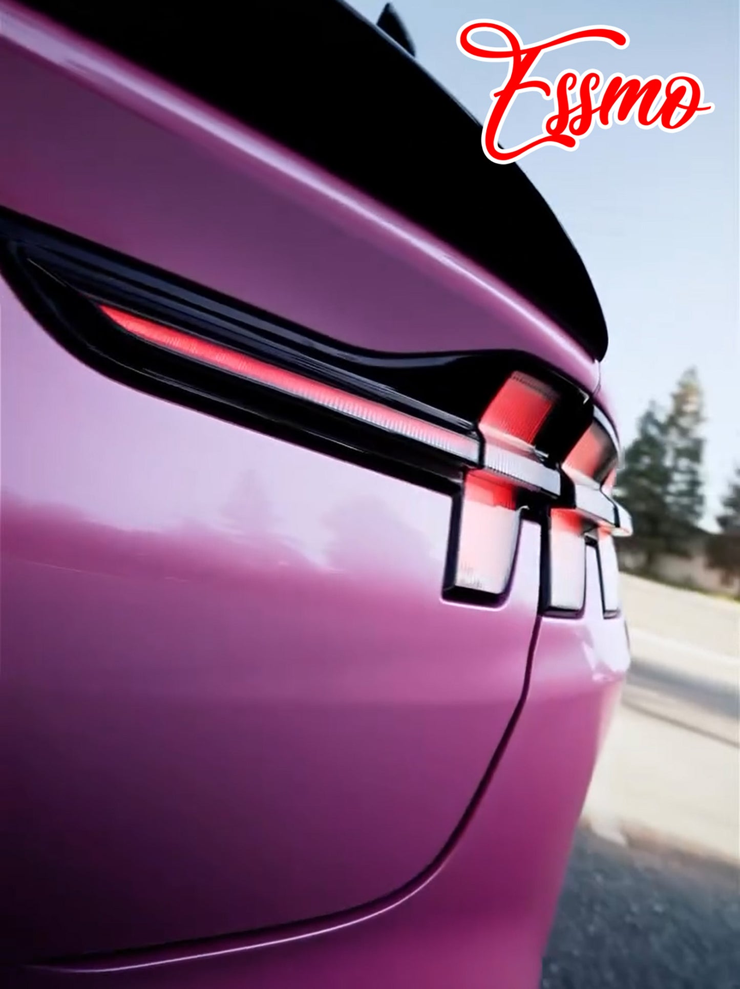 PET Super Gloss Metallic Petal Pink Vinyl Wrap