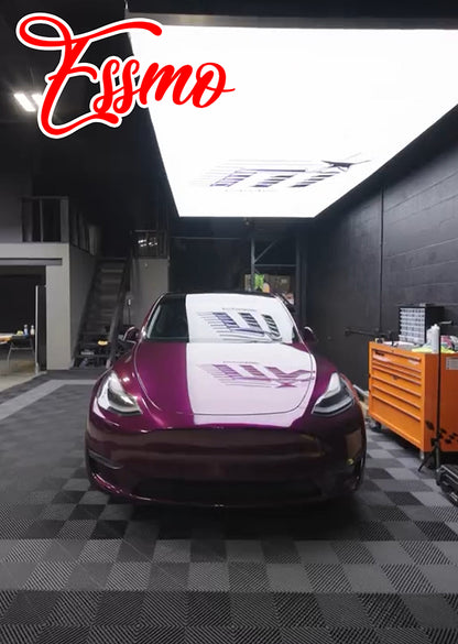 PET Super Gloss Metallic Rubellite Purple Vinyl Wrap