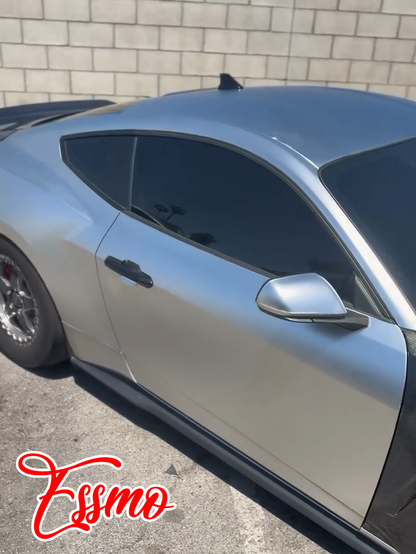 PET Romance Chrome Silver Vinyl Wrap