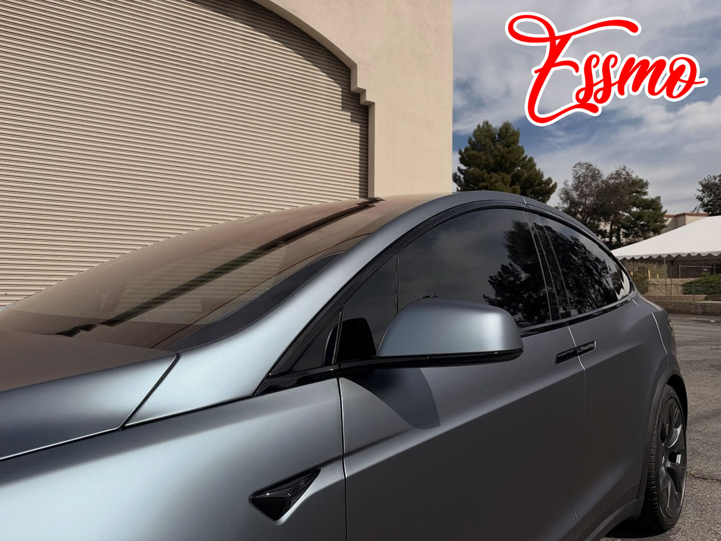 Matte Metallic Gray Blue Dry Apply PPF TPU Paint Protection Film