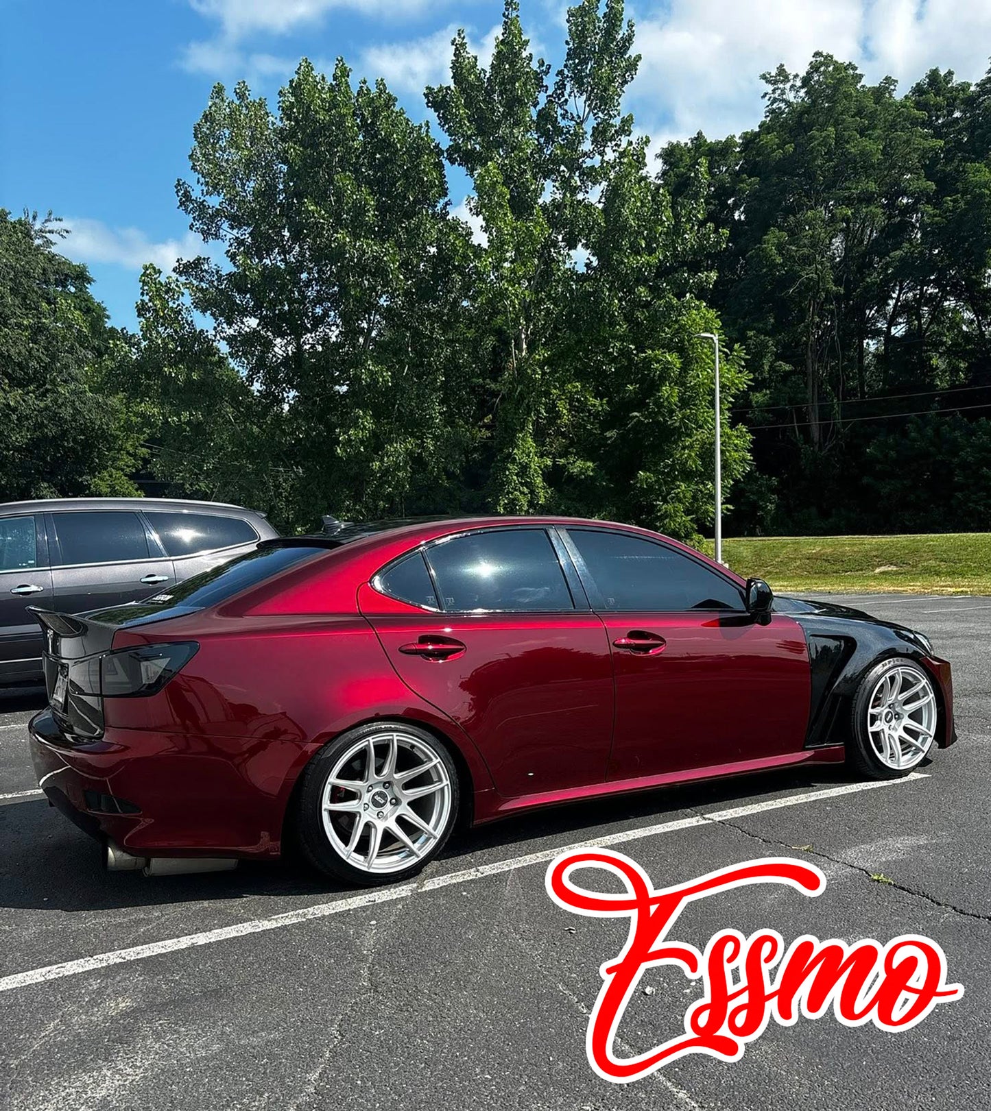 PET Liquid Metallic Dragon Blood Red Vinyl Wrap