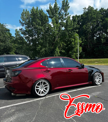 PET Liquid Metallic Dragon Blood Red Vinyl Wrap