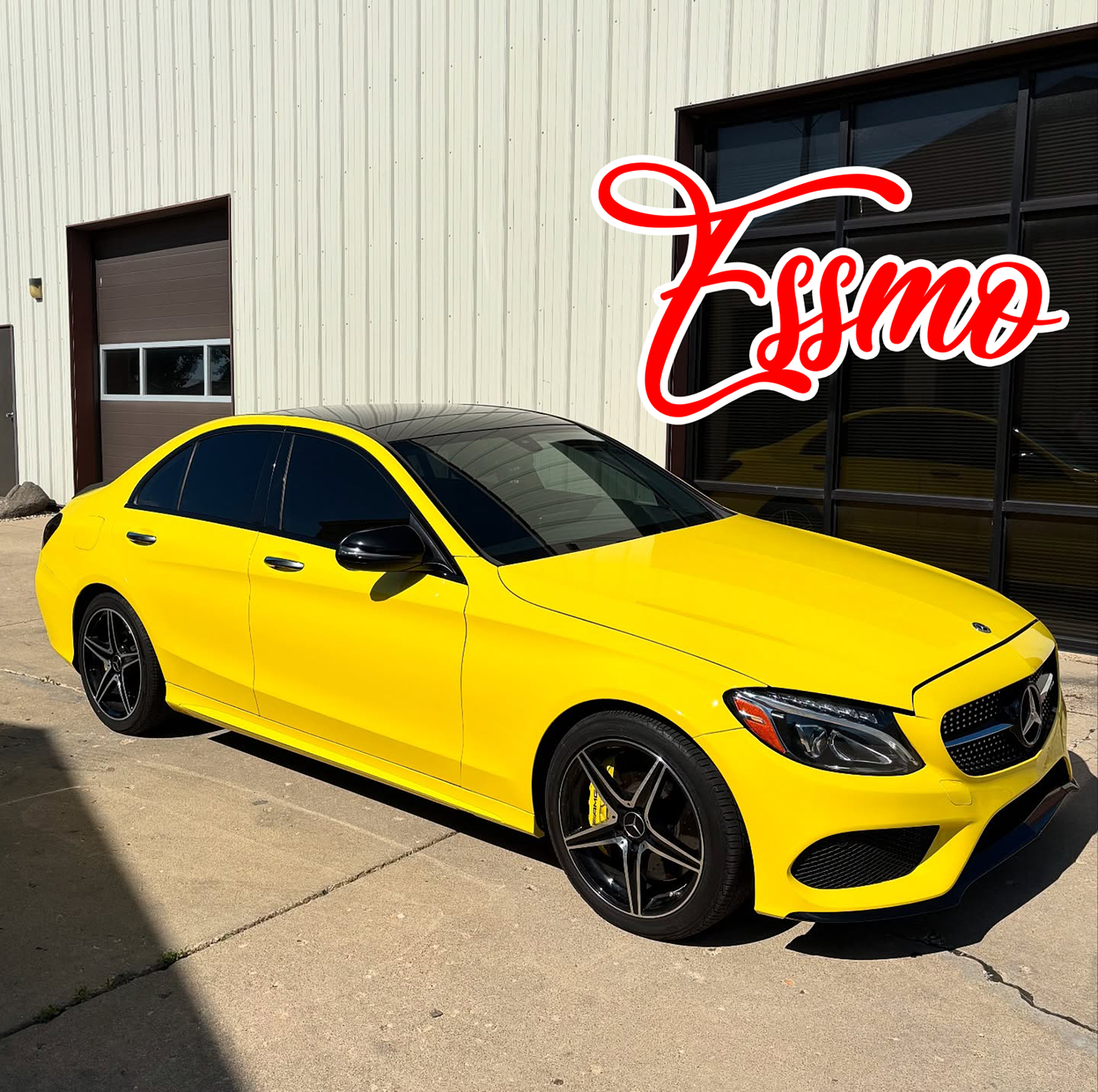 PET Super Gloss Lemon Yellow Vinyl Wrap