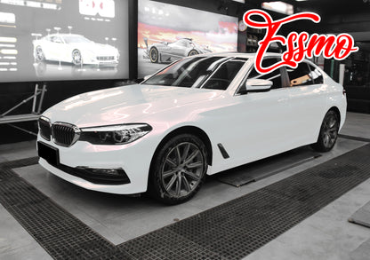 PET Pearl White Gloss White Red Vinyl Wrap