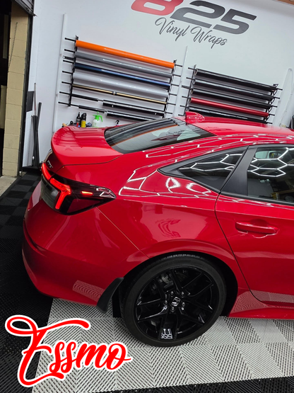 PET Super Gloss Cherry Red Vinyl Wrap