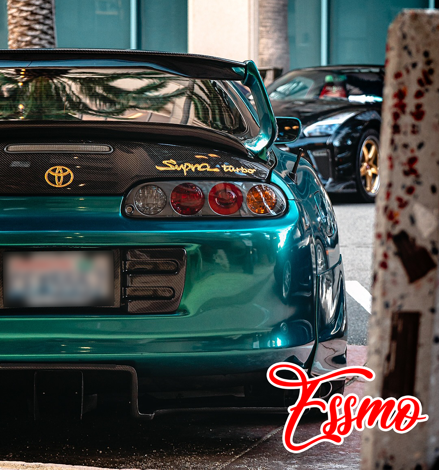 PET Super Gloss Metallic Peacock Green Vinyl Wrap
