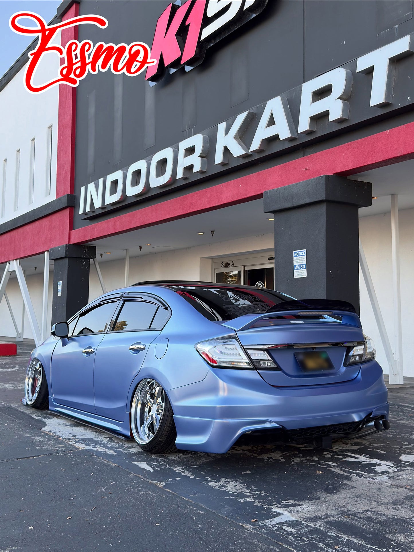 Matte Metallic Satin Pearl Frosted Blue Vinyl Wrap