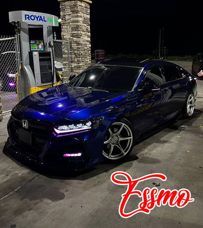 PET Super Gloss Metallic Tanzanite Blue Vinyl Wrap