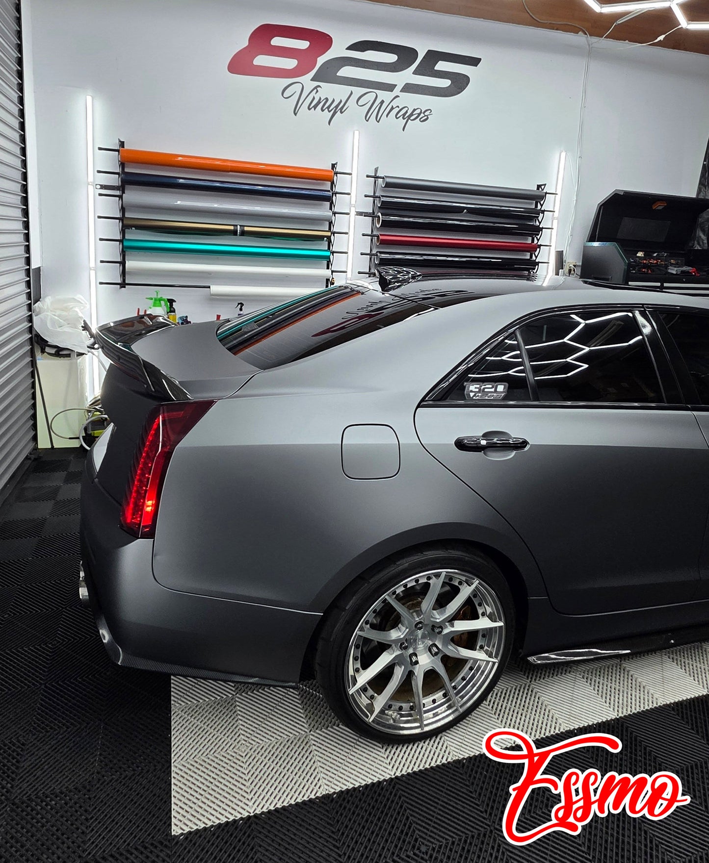 Matte Metallic Selenite Gray Dry Apply PPF TPU Paint Protection Film
