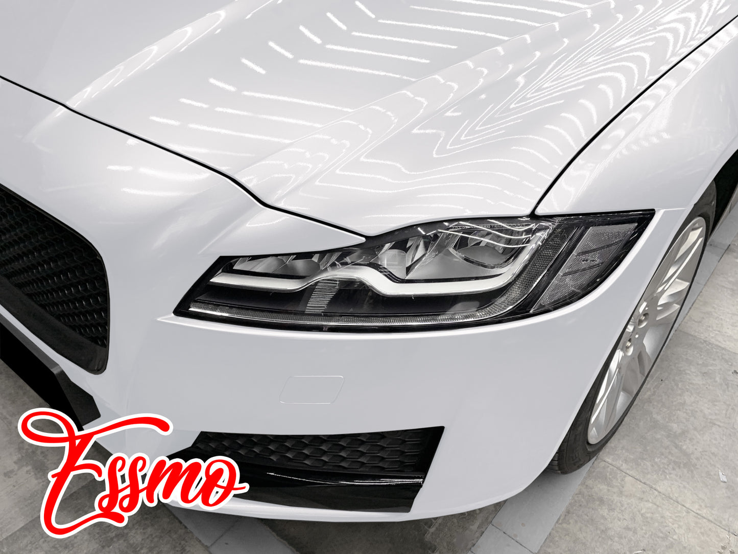 PET Pearl White Gloss White Vinyl Wrap