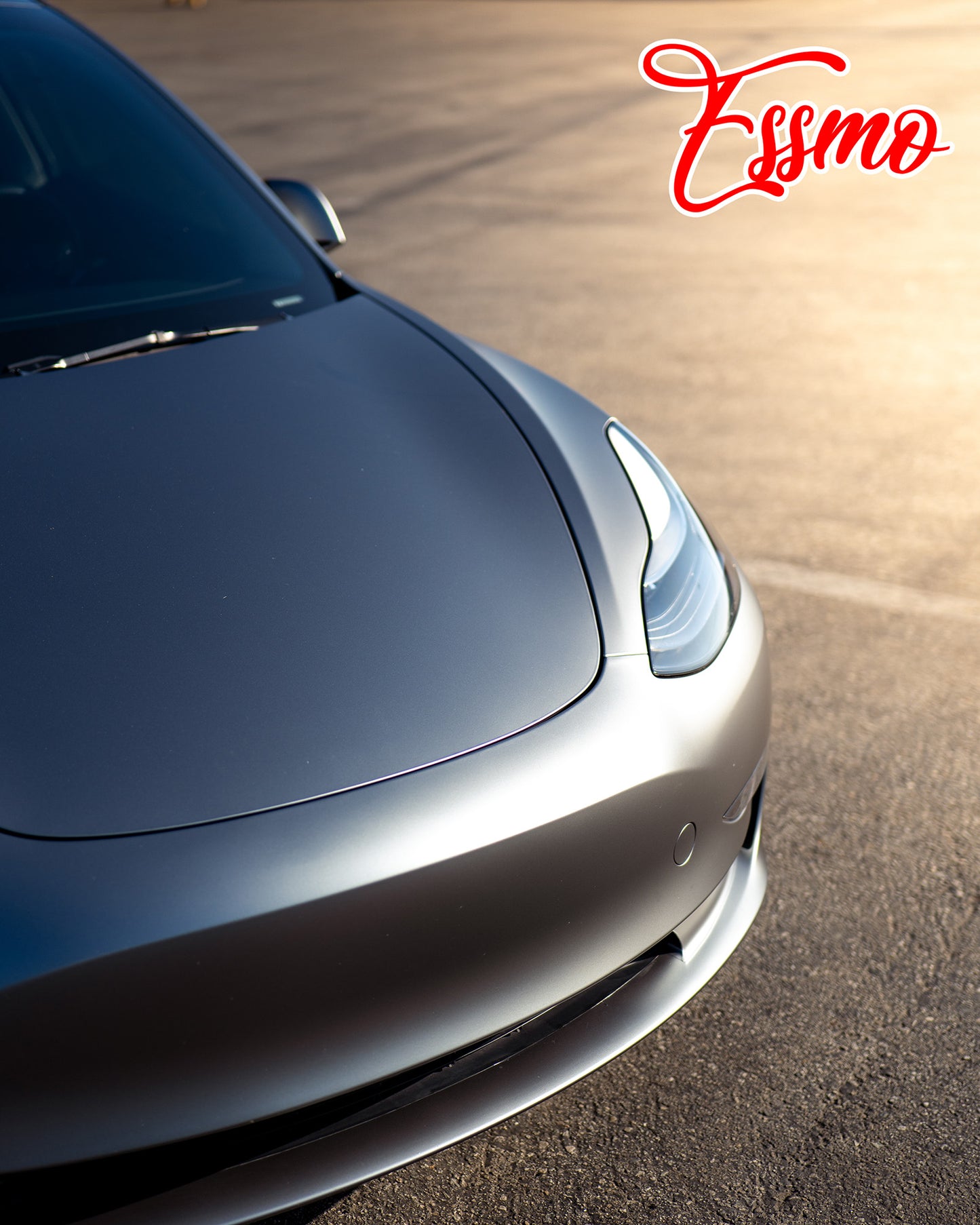 Matte Metallic Selenite Steel Dry Apply PPF TPU Paint Protection Film