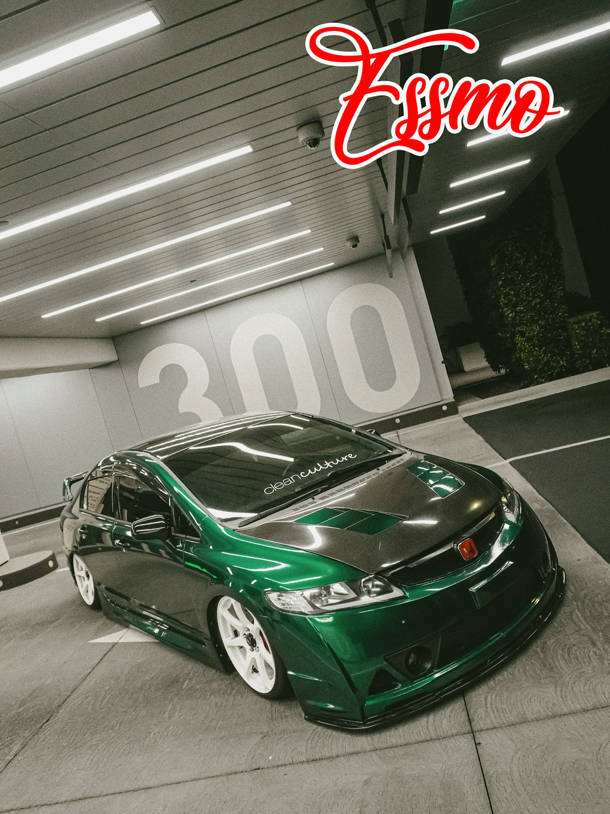 PET Super Gloss Metallic Agate Green Vinyl Wrap