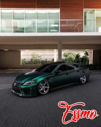 PET Romance Chrome Venom Green Vinyl Wrap