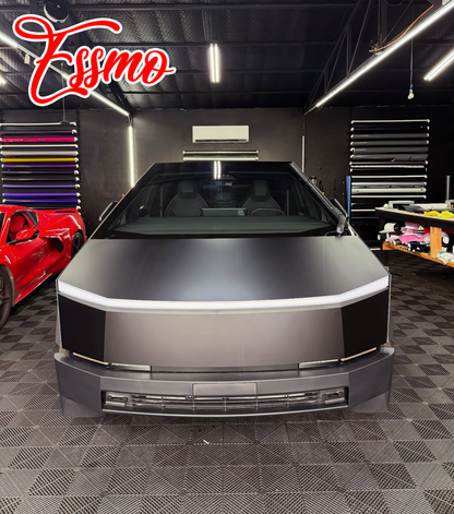 Matte Metallic Blackish Blue Dry Apply PPF TPU Paint Protection Film