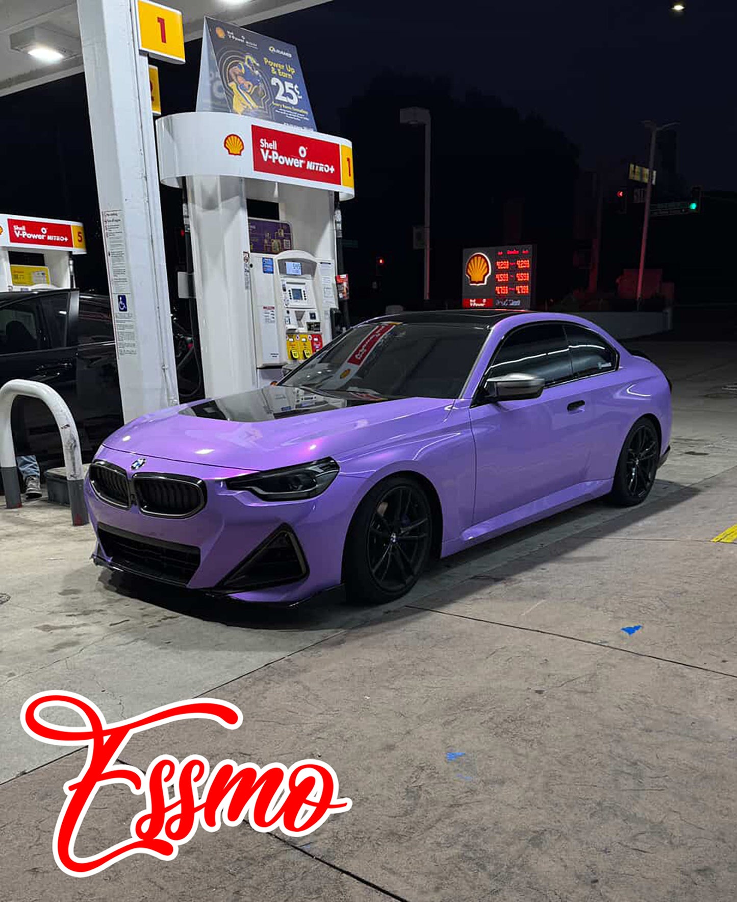 PET Space Candy Gloss Candy Purple Vinyl Wrap