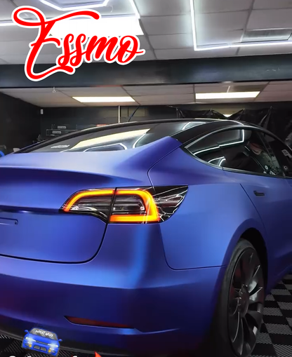 Matte Metallic Cobalt Blue Dry Apply PPF TPU Paint Protection Film