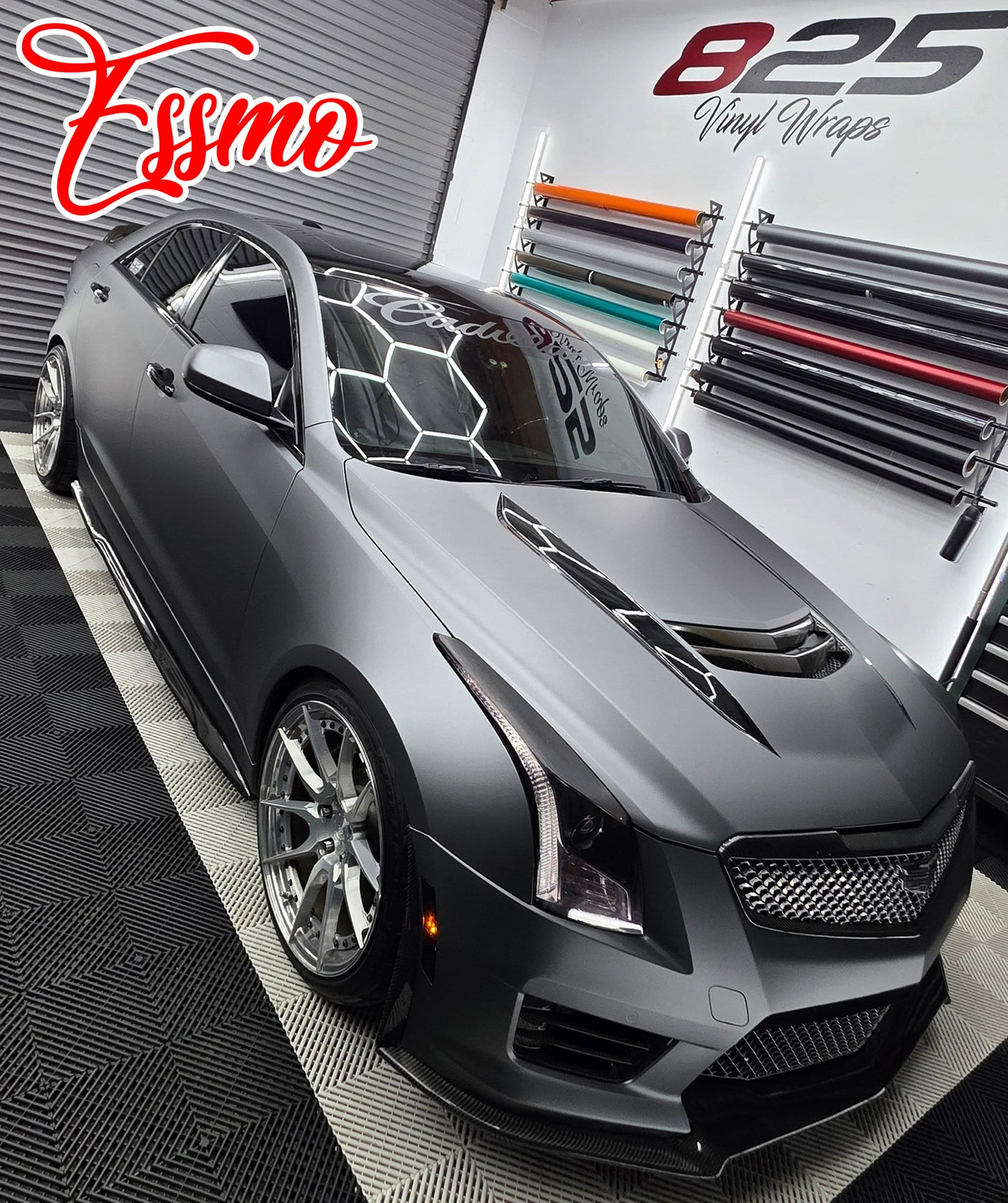 Matte Metallic Selenite Gray Dry Apply PPF TPU Paint Protection Film