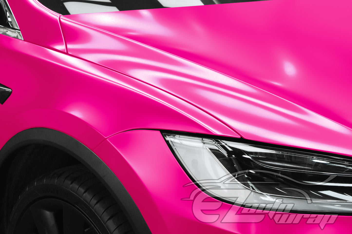 Matte Metallic Satin Pearl Rose Red Vinyl Wrap