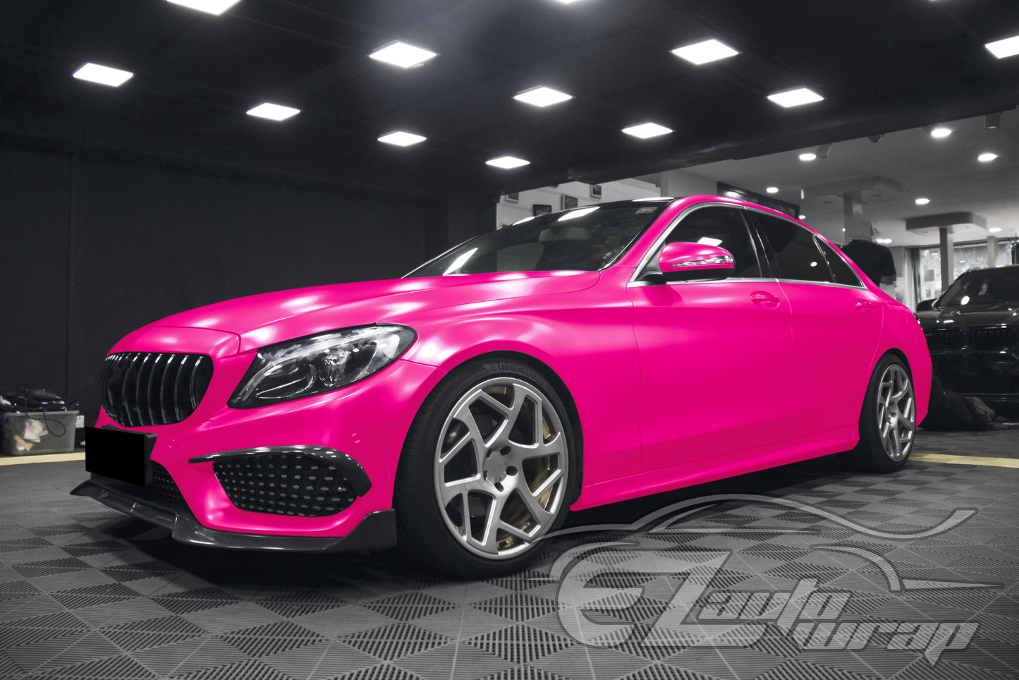 Matte Metallic Satin Pearl Rose Red Vinyl Wrap