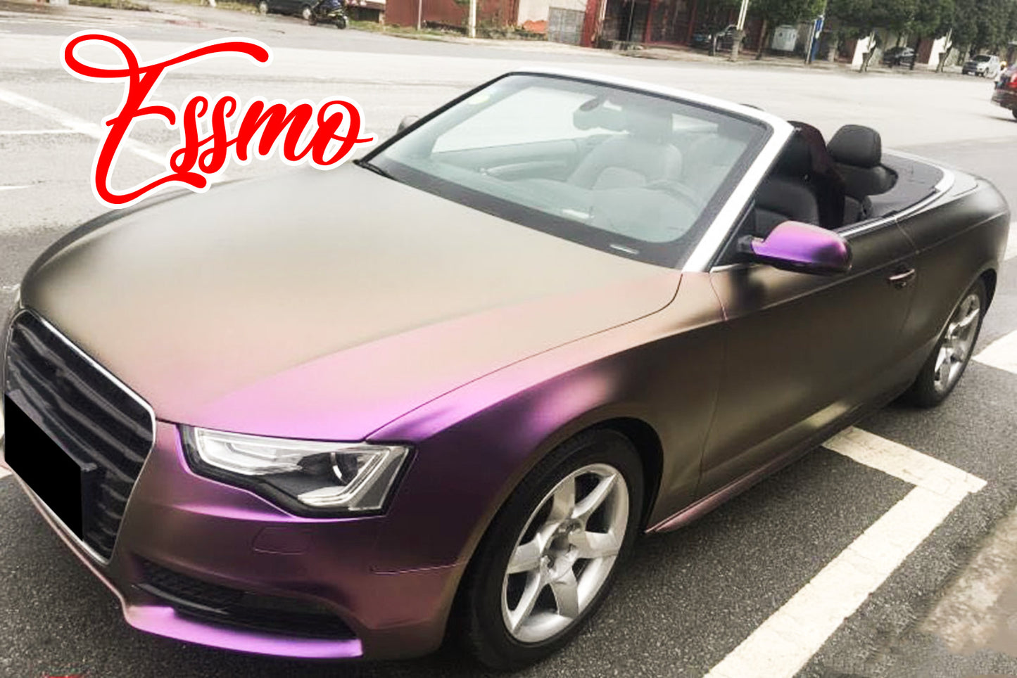 Galaxy Dust Gloss Purple Bronze Vinyl Wrap