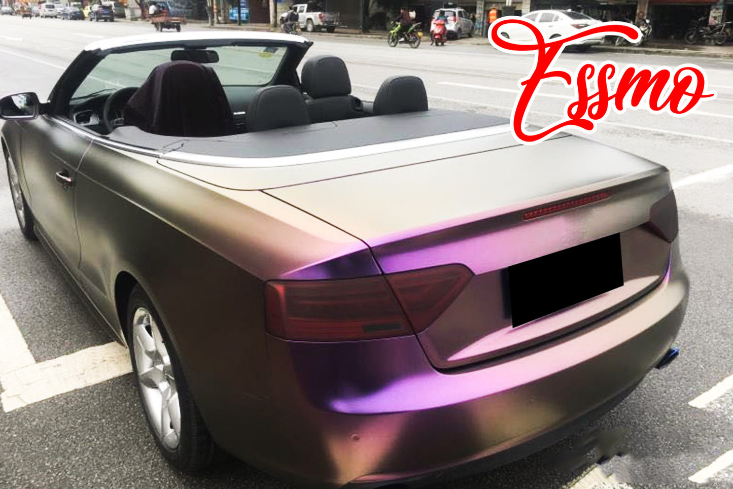 Galaxy Dust Gloss Purple Bronze Vinyl Wrap
