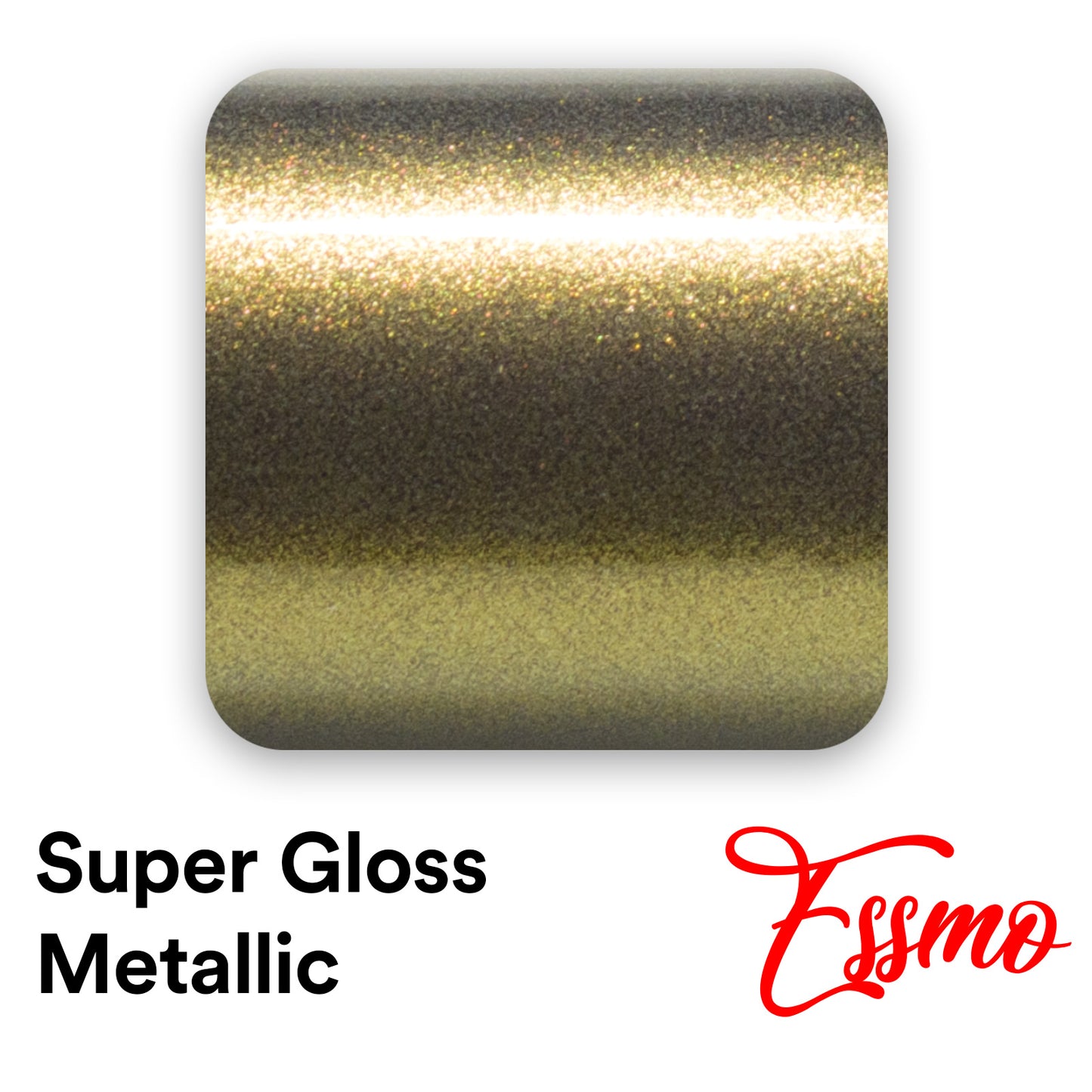 2pcs 4x8 Sample Premium Super Gloss Metallic Bond Gold Vinyl