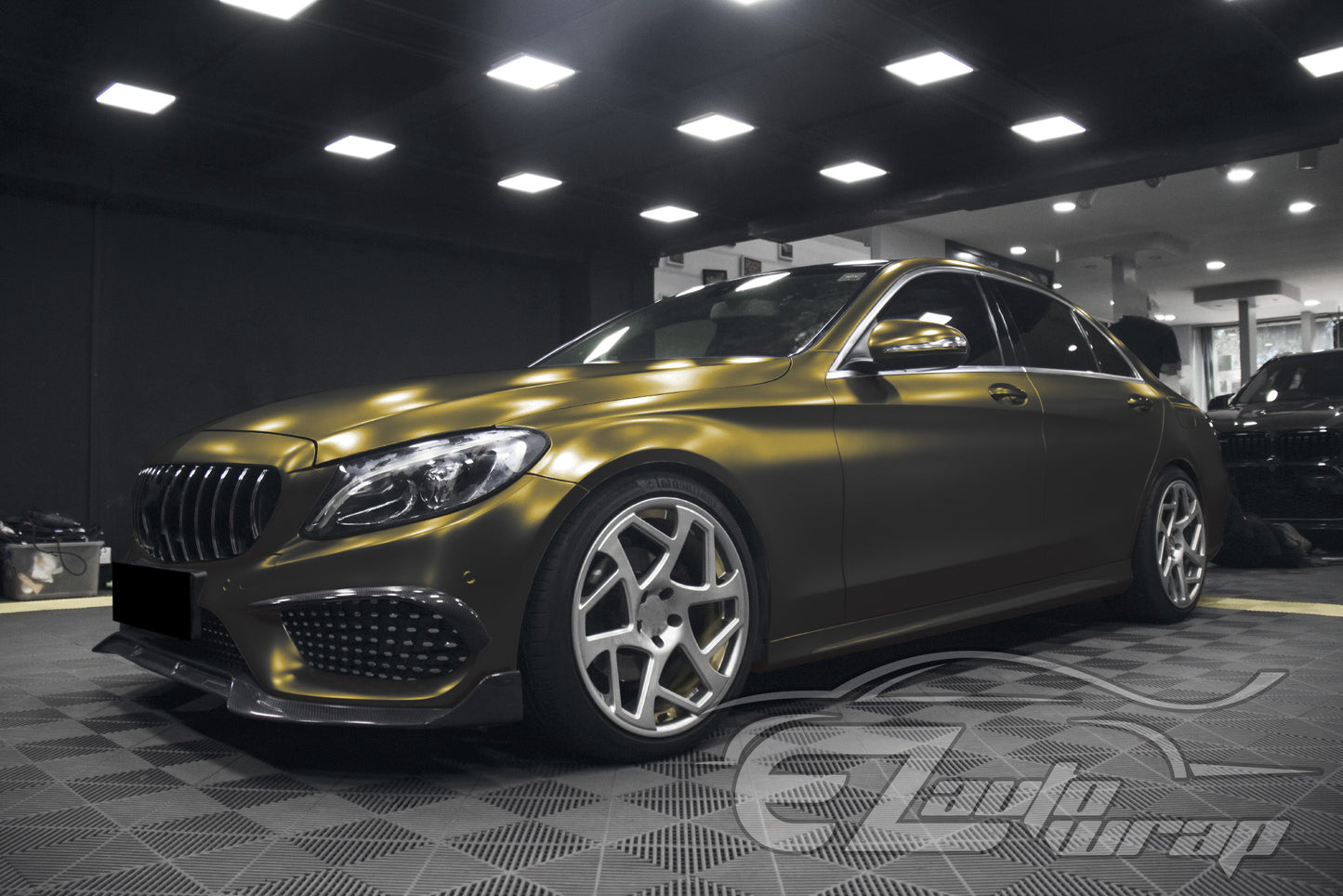Matte Metallic Satin Pearl Bond Gold Vinyl Wrap