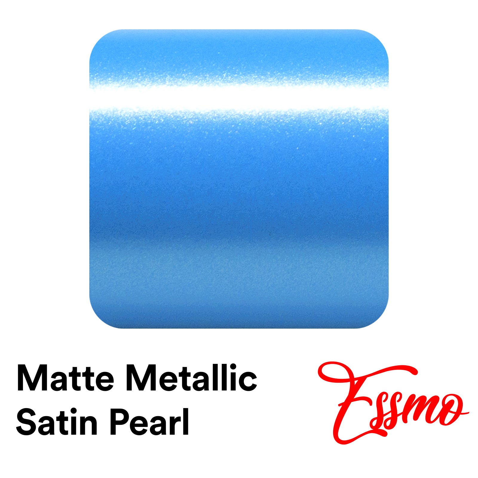 Matte Metallic Satin Pearl Azure Blue Vinyl Wrap – Essmo Vinyl