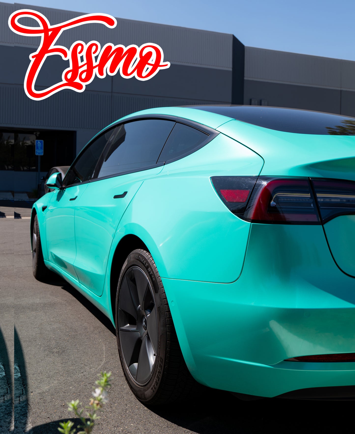 PET Super Gloss Metallic Teal Vinyl Wrap Vinyl Wrap
