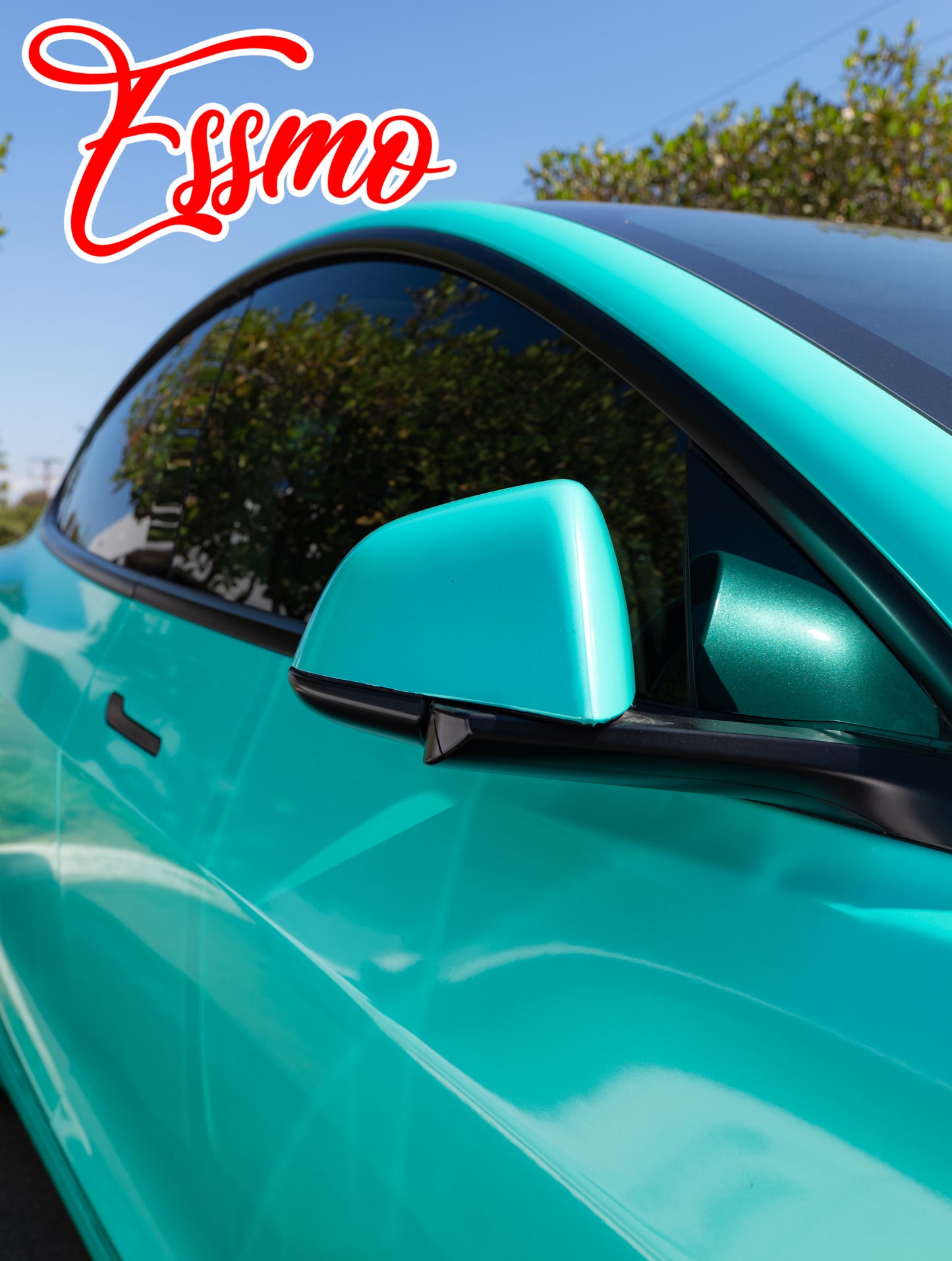 PET Super Gloss Metallic Teal Vinyl Wrap Vinyl Wrap