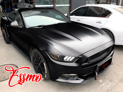 Matte Metallic Satin Pearl Black Vinyl Wrap
